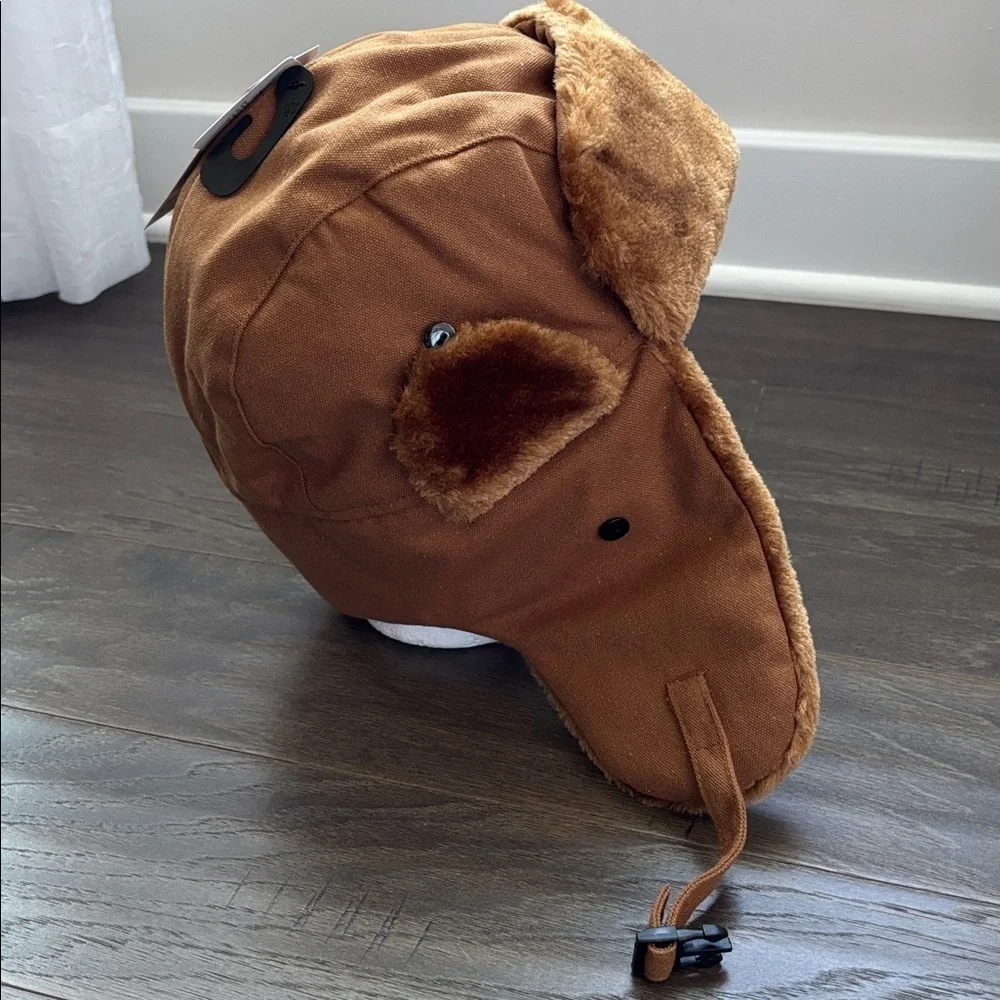 Hot Shot 3M Thinsulate trapper hat/earflap,quilt lined,faux fur,adjustable chin